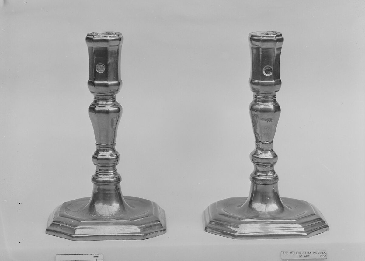 Candlestick, Brass, American 