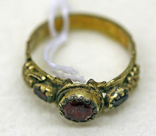 Ring, metal, probably European