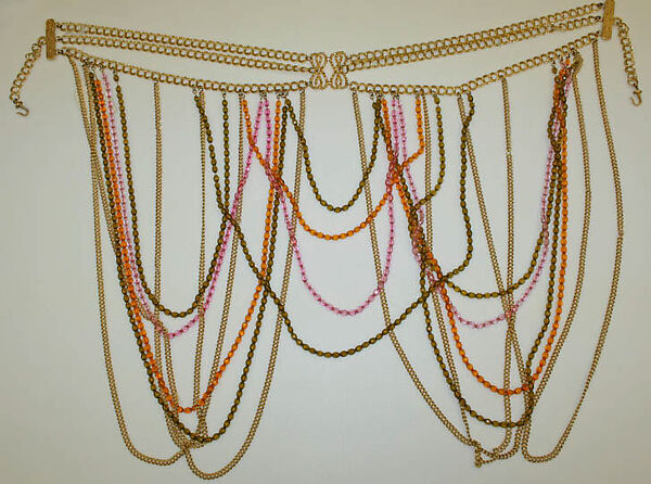 Skirt, Cadoro Jewels Corp. (American, 1954–1987), metal, American 