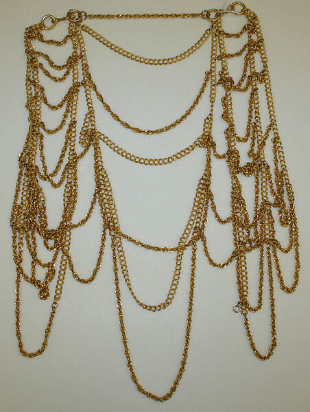 Vest, Cadoro Jewels Corp. (American, 1954–1987), metal, American 
