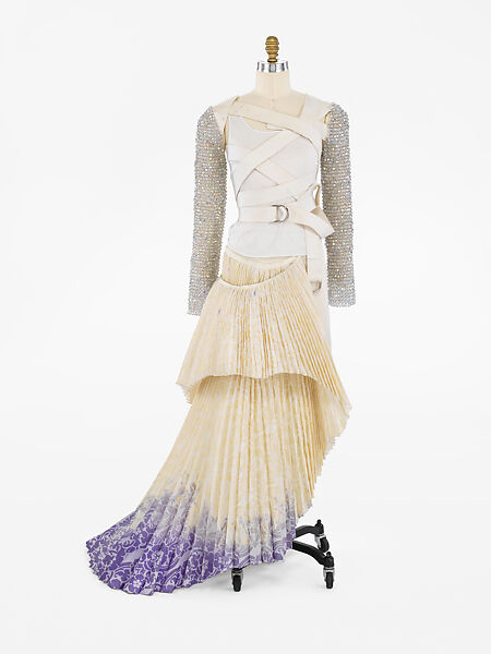 Ensemble, Hamish Morrow (British, born South Africa, 1968), a) synthetic; b) cotton, synthetic; c,d) cotton, metal, glass, British