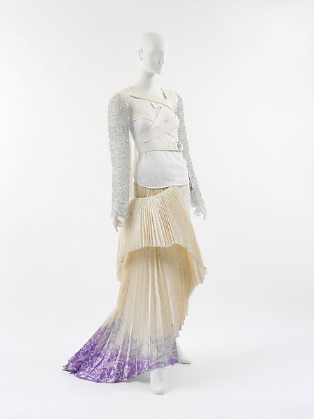 Ensemble, Hamish Morrow (British, born South Africa, 1968), a) synthetic; b) cotton, synthetic; c,d) cotton, metal, glass, British 