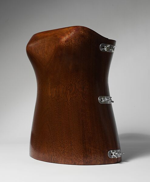 "Along False Equator", Hussein Chalayan (British, born Cyprus, 1970), a) wood, metal; b) wool, plastic, British