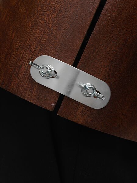 "Along False Equator", Hussein Chalayan (British, born Cyprus, 1970), a) wood, metal; b) wool, plastic, British