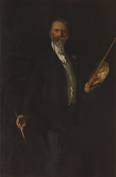 William M. Chase, N. A., John Singer Sargent  American, Oil on canvas, American