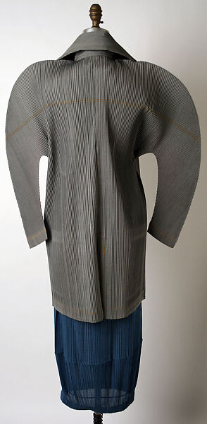 Ensemble, Issey Miyake (Japanese, 1938–2022), a-c) synthetic, Japanese