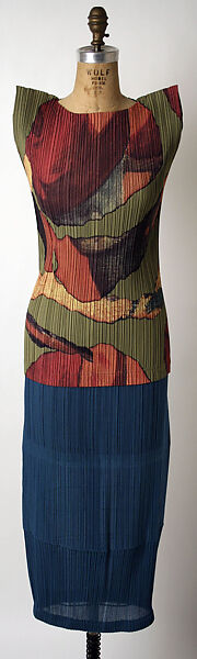 Ensemble, Issey Miyake (Japanese, 1938–2022), a-c) synthetic, Japanese