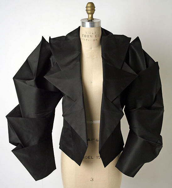 Jacket, Issey Miyake (Japanese, 1938–2022), silk, Japanese 