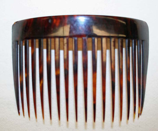 Comb, tortoise shell, American 