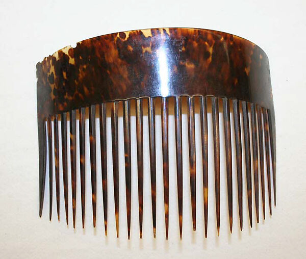 Comb, tortoise shell, American 