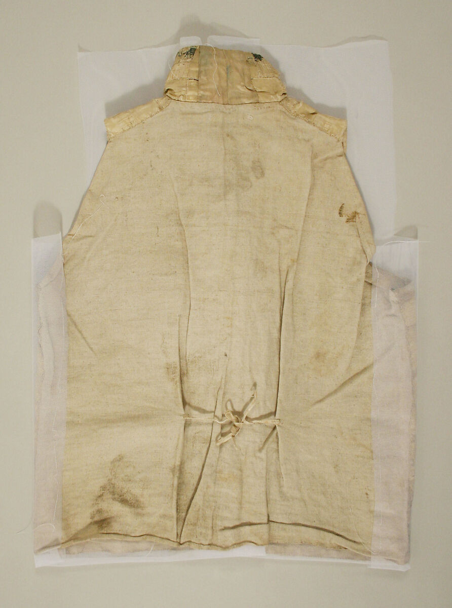 Vest, silk, American or European