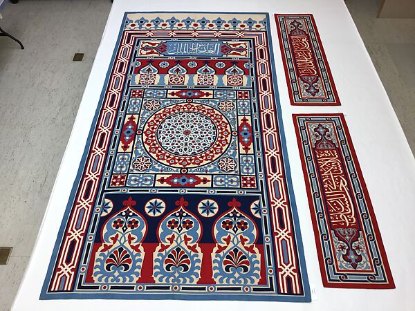 Tent panels (Khayamiya), Cotton; appliqué and embroidery 