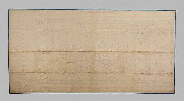 Tent panels (Khayamiya), Cotton; appliqué and embroidery