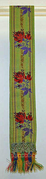 Sash, silk, Slovak 