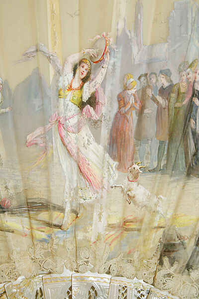 Accessory set, silk, linen, French