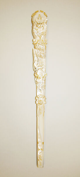 Accessory set, silk, linen, French