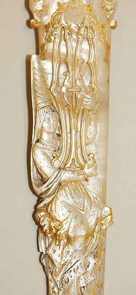 Accessory set, silk, linen, French