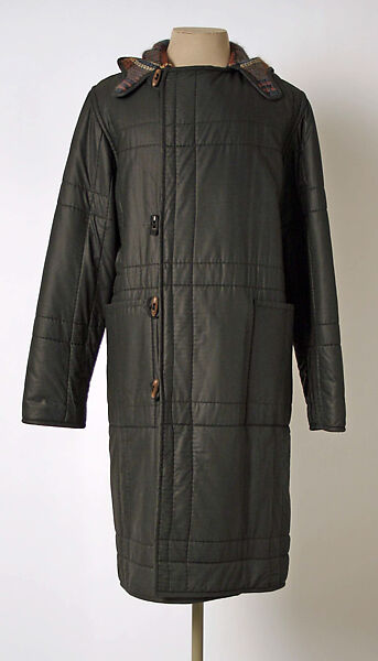 Coat, Missoni (Italian, founded 1953), wool, cotton blend, wood, Italian 