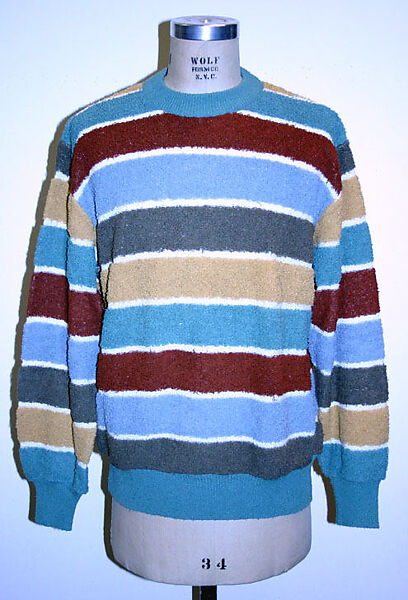 Sweater, Missoni (Italian, founded 1953), cotton/synthetic/wool blend, Italian 