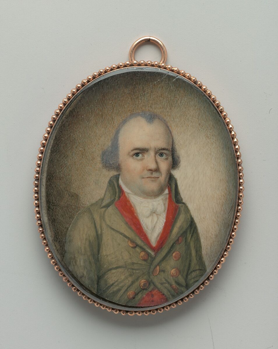 Joseph Griffiths, Watercolor on ivory, American 