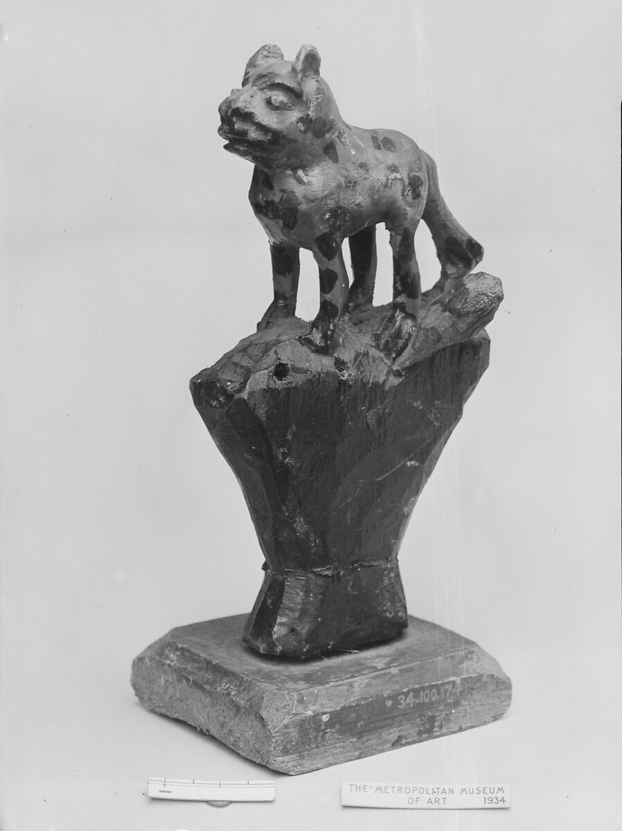 Dog, Attributed to Wilhelm Schimmel (1817–1890), White pine, painted, American 