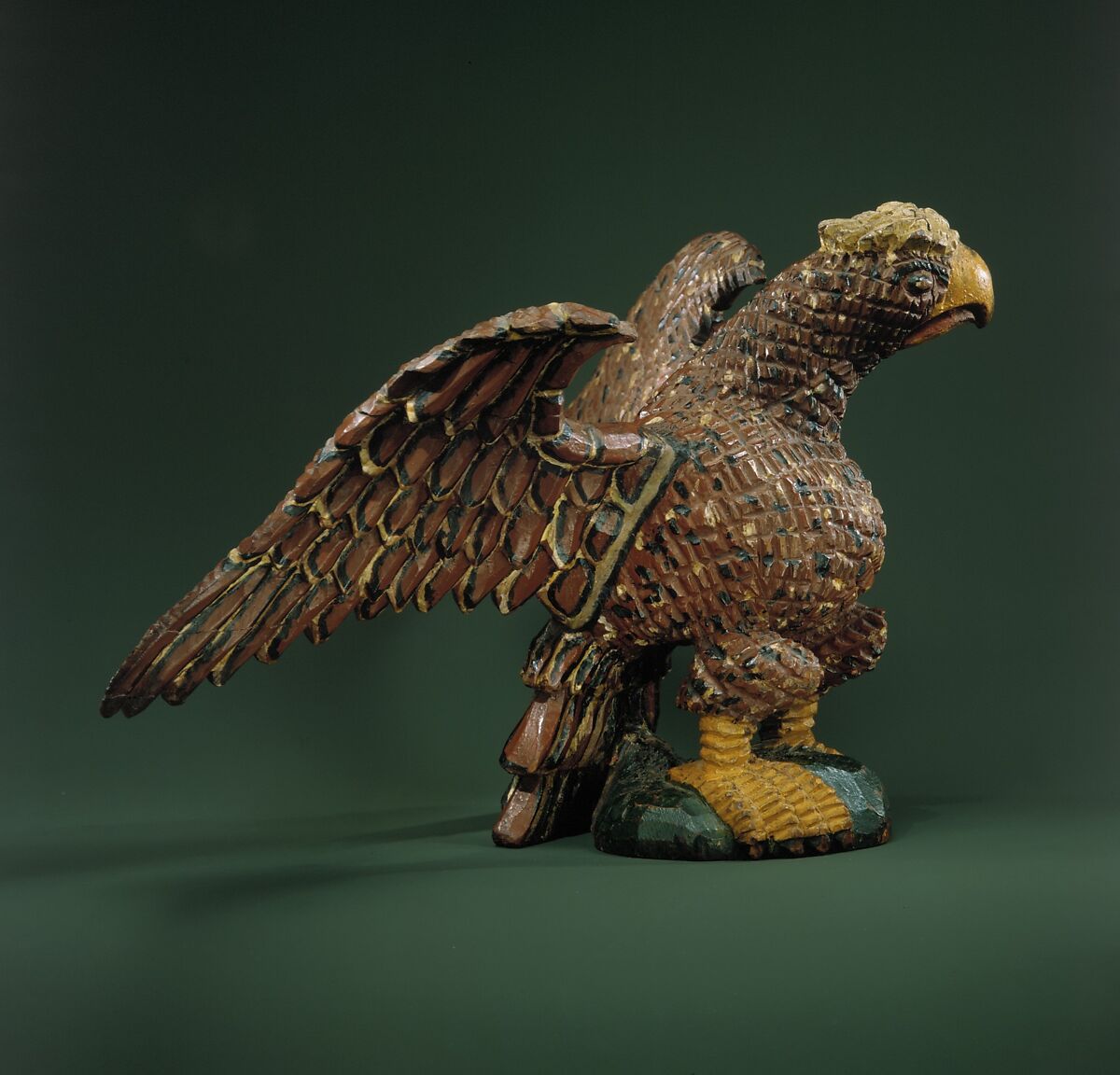 Eagle, Wilhelm Schimmel (1817–1890), White pine, painted, American