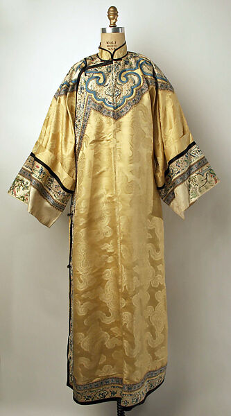 Robe, silk, metal, China 
