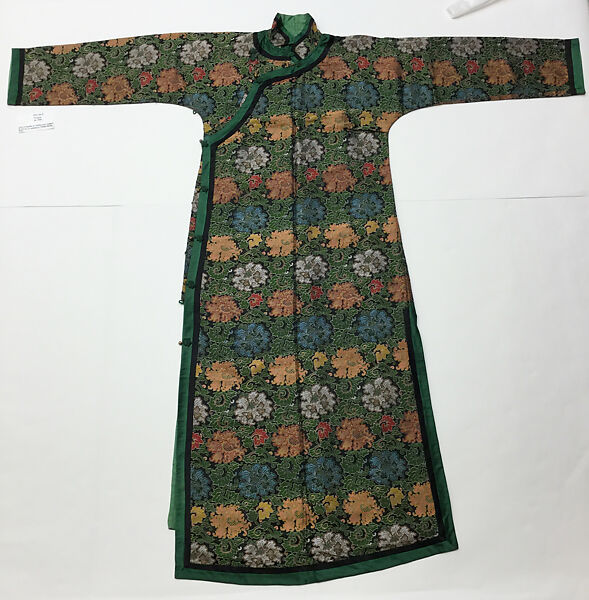 Cheongsam, Silk, metal, China