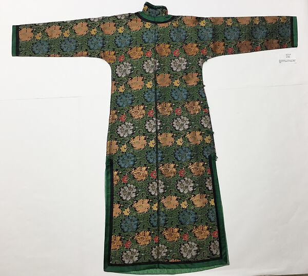 Cheongsam, Silk, metal, China