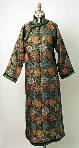 Cheongsam, Silk, metal, China 