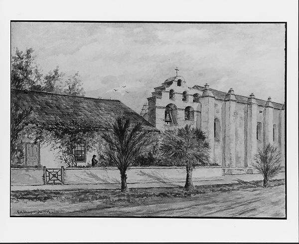 Santa Barbara, California, Frank Henry Shapleigh (born 1842), Watercolor with some white on paper, American