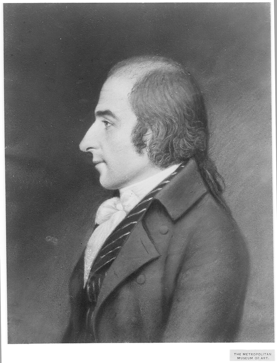 Albert Gallatin, James Sharples (ca. 1751–1811), Pastel on light gray wove paper, American