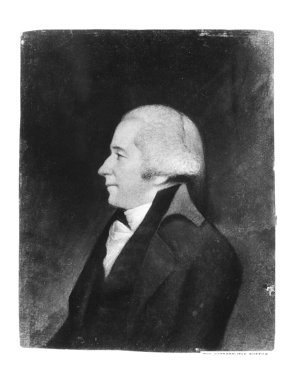 Alexander Hamilton, Attributed James Sharples (ca. 1751–1811), Pastel on toned (now oxidized) laid paper, American