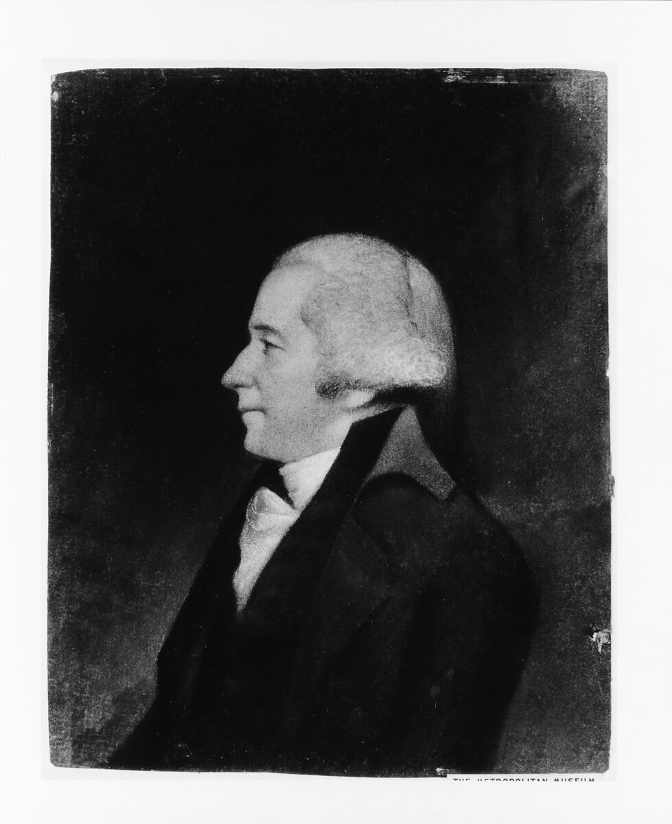 Alexander Hamilton, Attributed James Sharples (ca. 1751–1811), Pastel on toned (now oxidized) laid paper, American 
