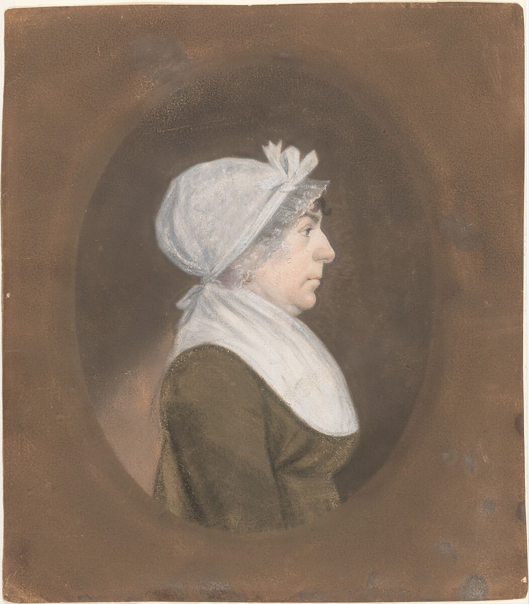 Dorothea Hart, Attributed to James Sharples (ca. 1751–1811), Pastel on tone (now oxidized) laid paper, American 