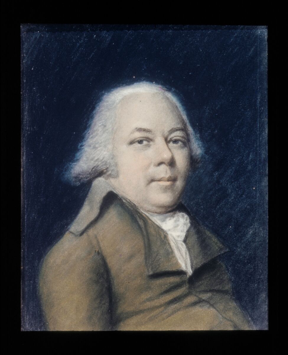 Mederic-Louis-Elie Moreau de Saint-Mery, James Sharples (ca. 1751–1811), Pastel and black chalk (or black pastel) on toned (now oxidized) wove paper, American