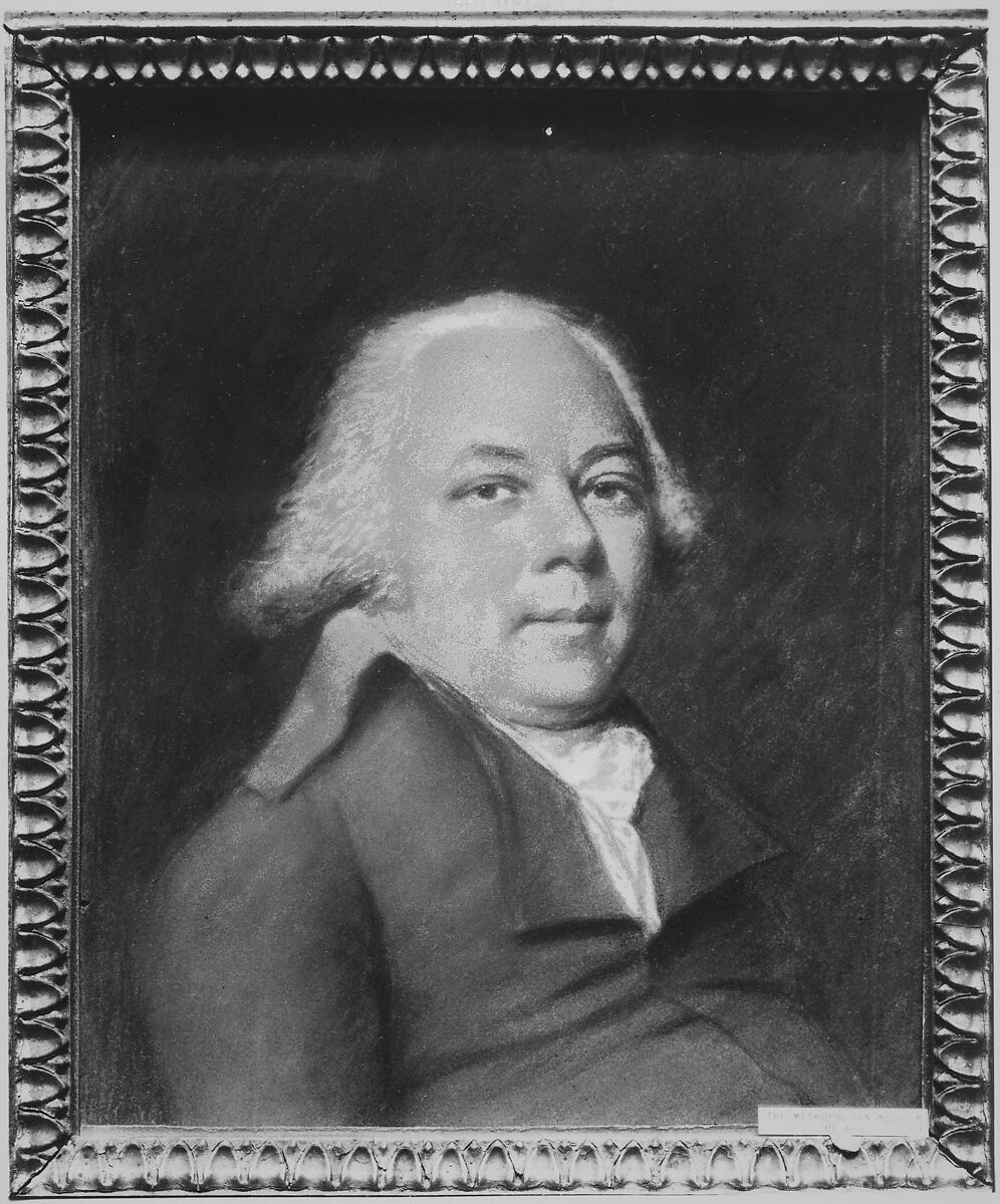 Mederic-Louis-Elie Moreau de Saint-Mery, James Sharples (ca. 1751–1811), Pastel and black chalk (or black pastel) on toned (now oxidized) wove paper, American