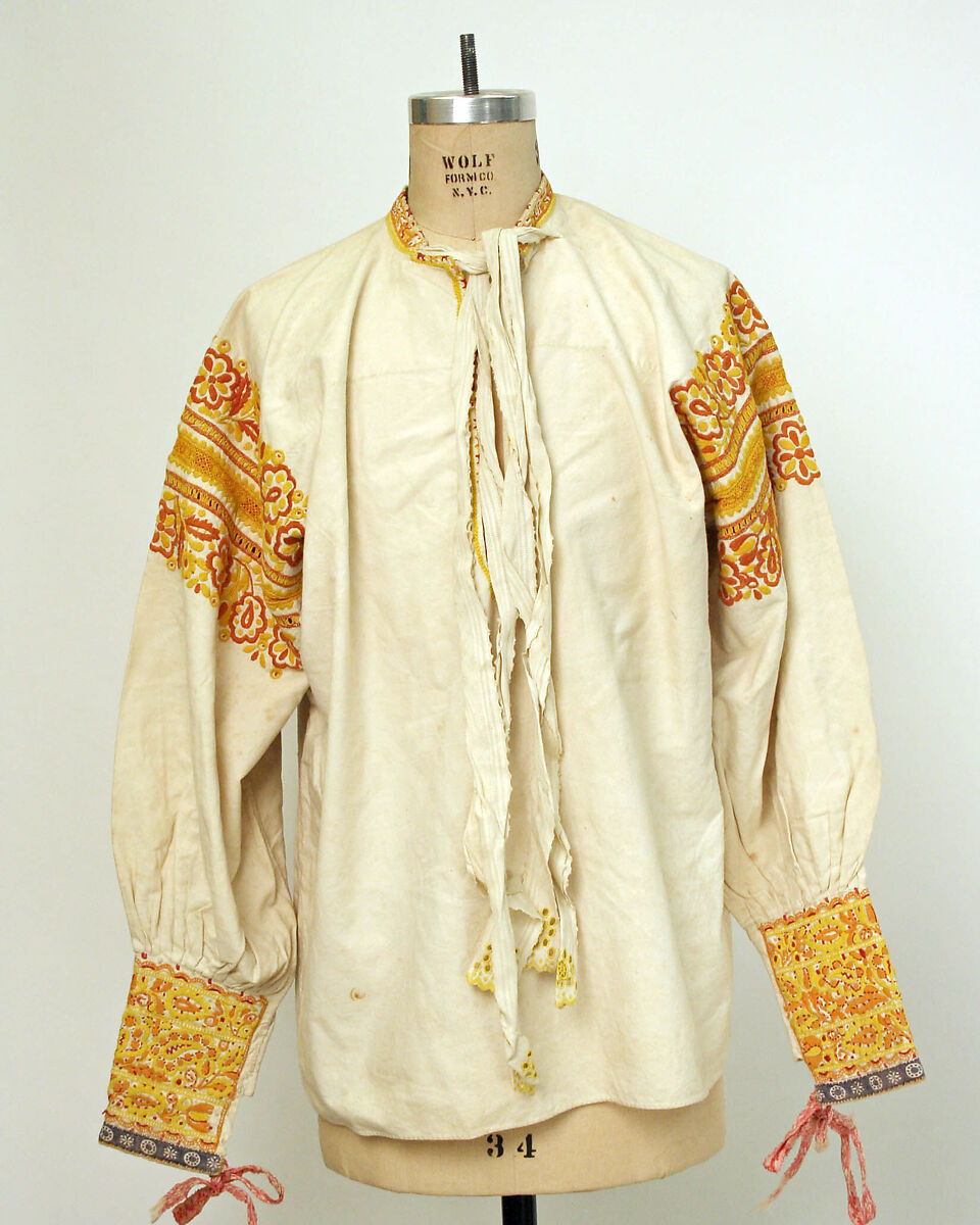 Shirt, cotton, Slovak 