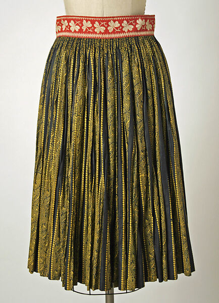 Skirt, cotton, European, Eastern