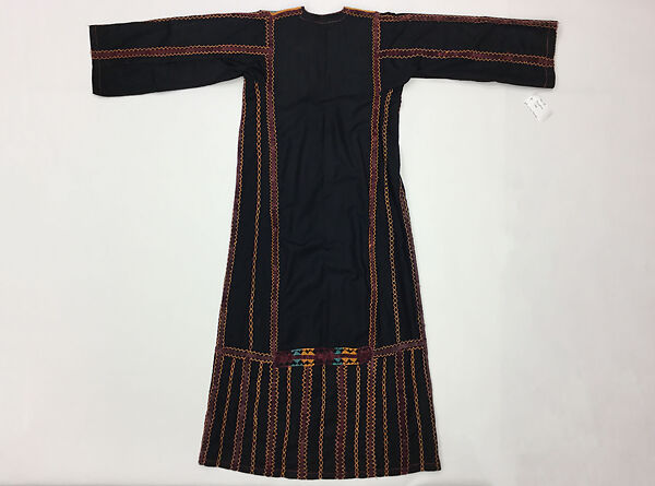 Dress, Cotton, coins; embroidered