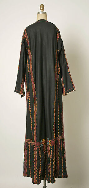 Dress, Cotton, coins; embroidered