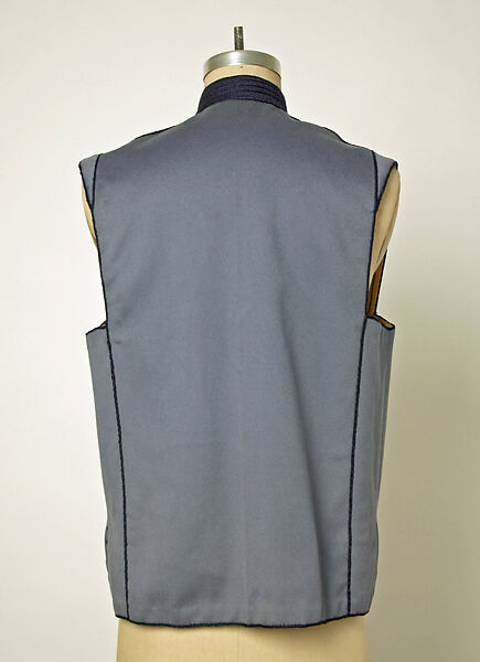 Vest, Wool, silk