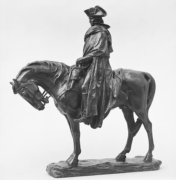 George Washington at Valley Forge, Henry Merwin Shrady (American, New York 1871–1922 New York), Bronze, American 