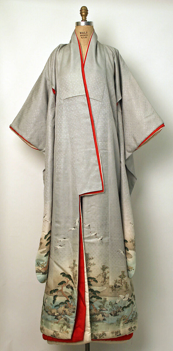 Boy's Traditional Japanese Kimono Retro Samurai Robe