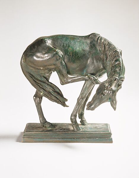 Horse Scratching, Amory Coffin Simons (American, Aitken, South Carolina 1869–1959 Santa Barbara, California), Bronze, American 