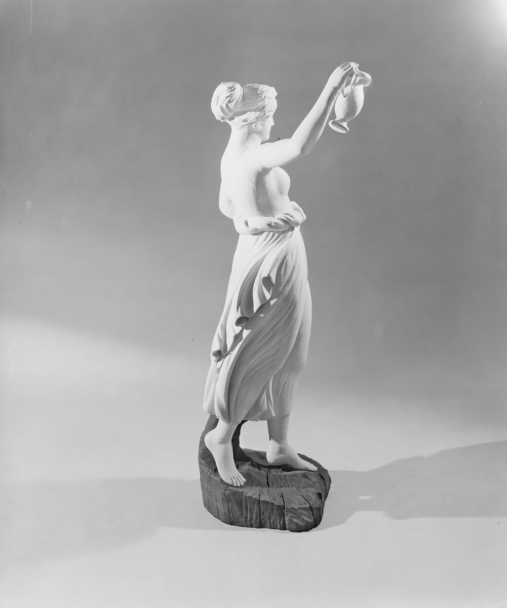 Hebe, Attributed to the workshop of Simeon Skillin (1757–1806), Painted pine, American