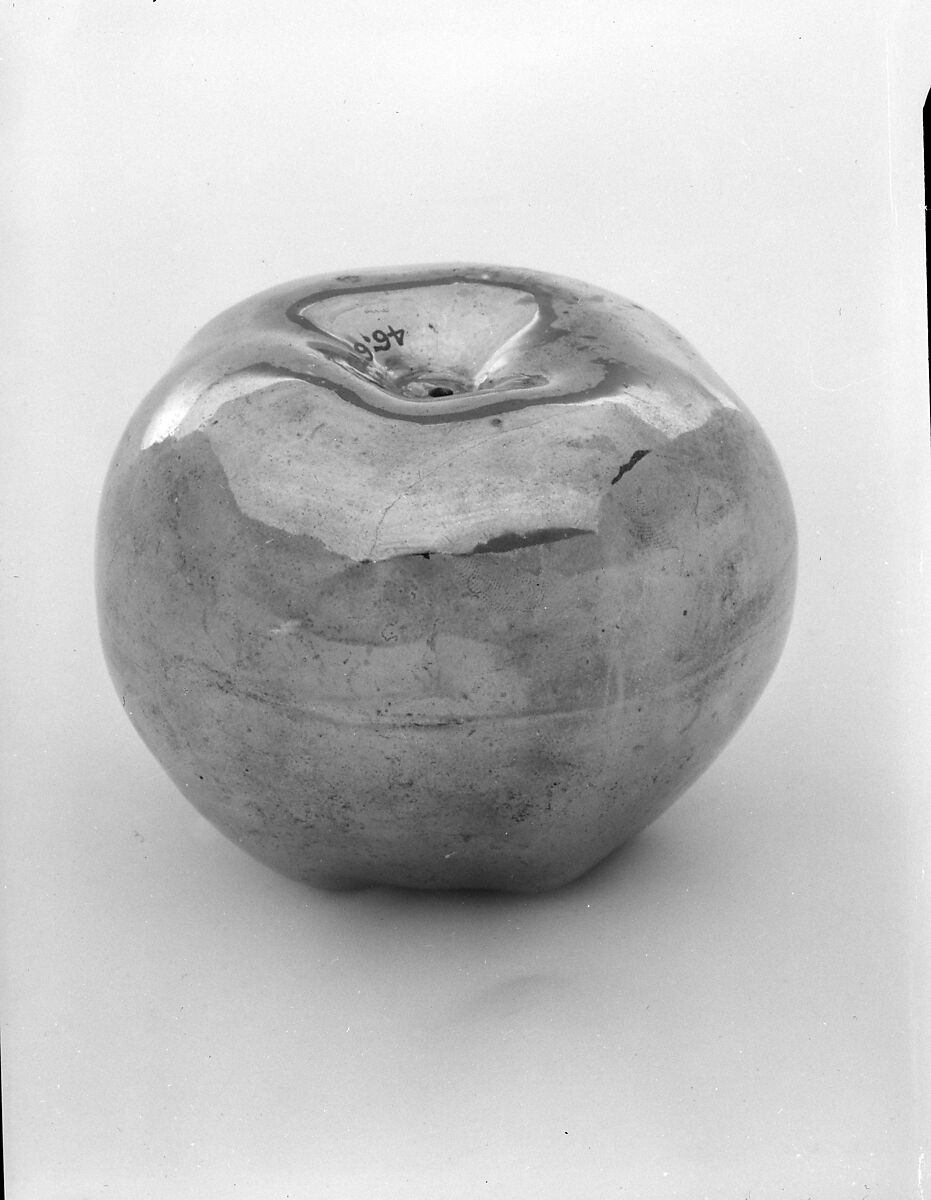 Figure of an Apple, Earthenware, lusterware, British (American market) 