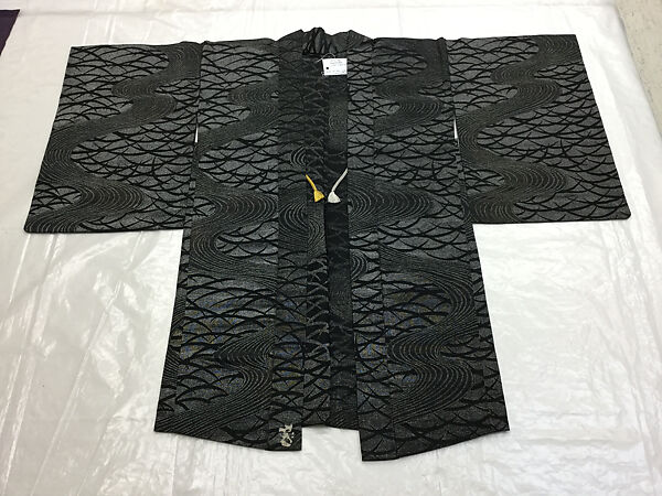 Kimono, Silk, metallic thread, Japanese