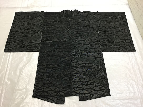 Kimono, Silk, metallic thread, Japanese