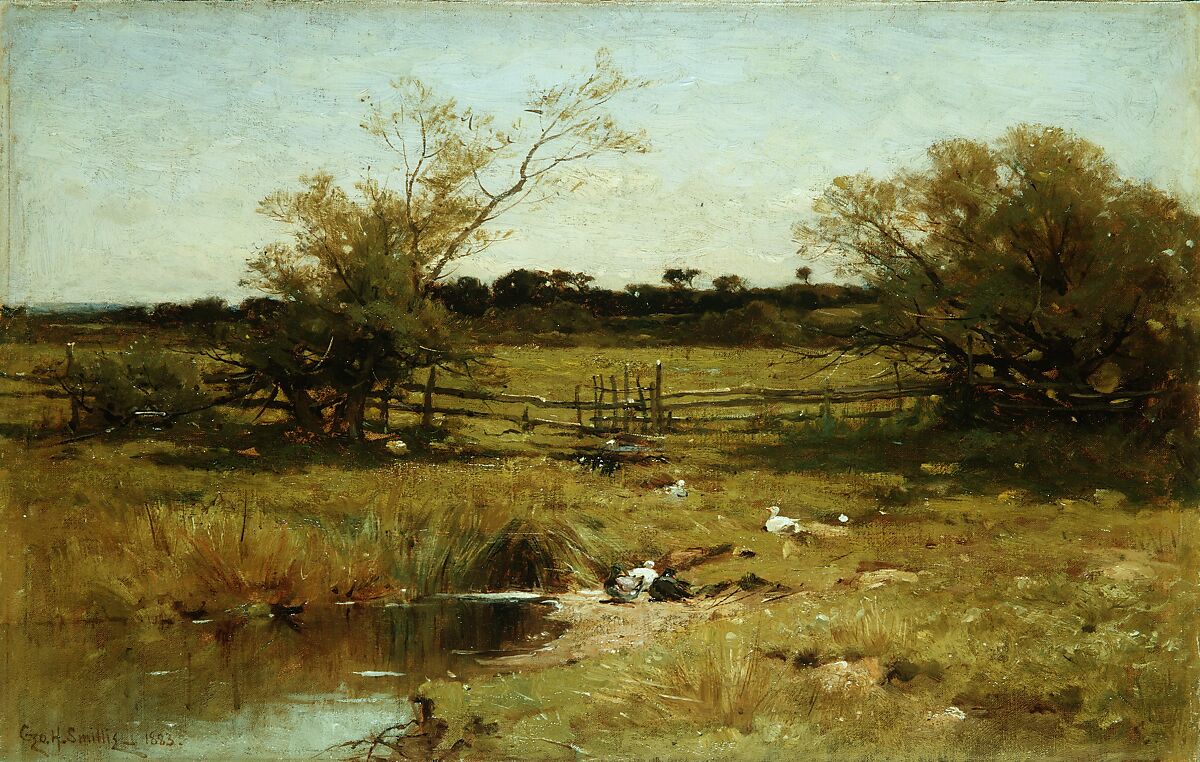 East Hampton Meadows, George Henry Smillie (American, New York 1840–1920 New York), Oil on canvas, American 